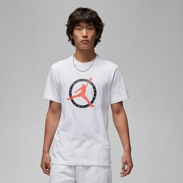 NIKE 上衣 男款 短袖上衣 運動 AJ 喬丹 AS M J FLT MVP SS CREW 白 DV8437-100