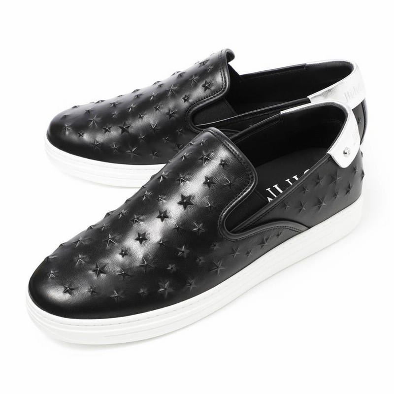 JIMMY CHOOのブラックスリッポン