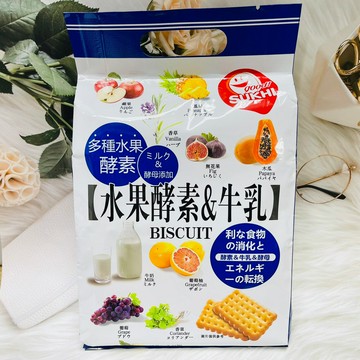 SUKHI 水果酵素牛乳餅乾 306g 個別包裝 馬來西亞產 多種水果酵素｜全店$299 全家取貨免運