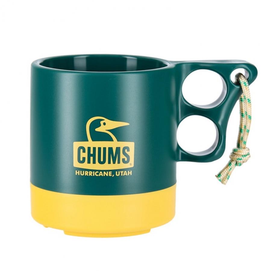 CHUMS Camper Mug Cup Teal-Yellow マグカップ カップ アウトドア用マグカップ コップ CH62-1244