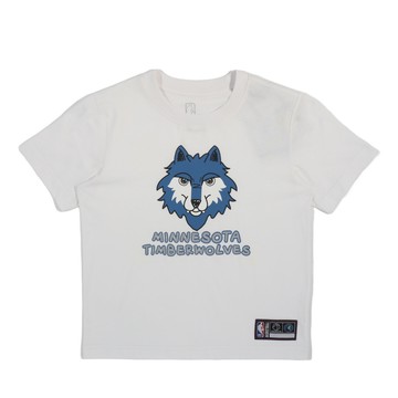 NBA 兒童/青少年 Q版隊徽 短袖上衣 灰狼隊 3526100500