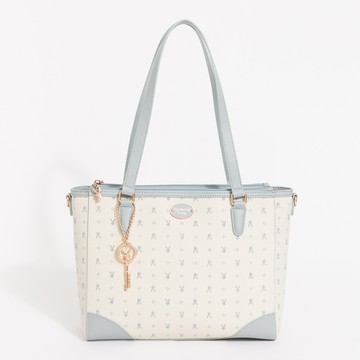 PLAYBOY - 托特包附長背帶  Blissful系列 - 藍色/551-0209-51-6