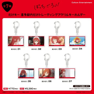 【RE】(免訂金) 預購26年3月 CE 孤獨搖滾！ 喜多郁代 角色個人場景壓克力吊飾 中盒7入