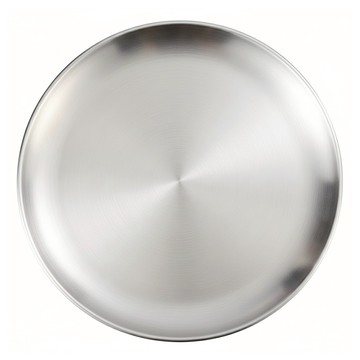 Chill Outdoor 不鏽鋼圓形餐盤 23cm 225g  銀色  1個