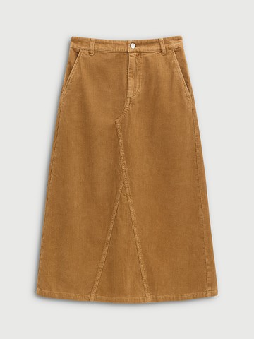 女裝 A字長裙-棕色