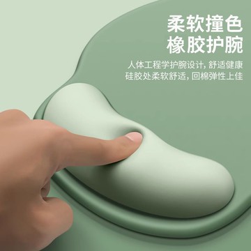 🔥臺灣出🔥便攜式鼠標墊小號加高鼠標墊耐髒電競辦公室必備神器護腕墊