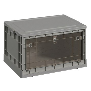 AOTTO 60L大號工業風自由疊加折疊收納箱-2入