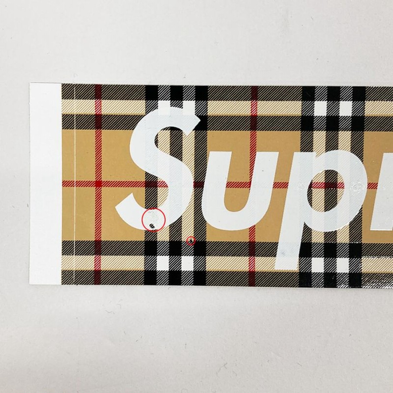 訳あり】正規品 シュプリーム Supreme バーバリー ボックスロゴ