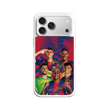 iPhone 17 Pro Max SolidX 白 - FC Barcelona - Squad Energy