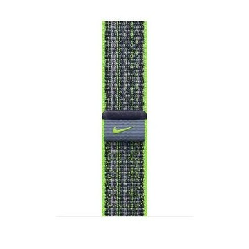 45公釐Nike運動型錶帶(亮綠色配藍色/湛藍色配橙色/杉綠色配橙色/黑色配藍色/星光色配粉紅色)