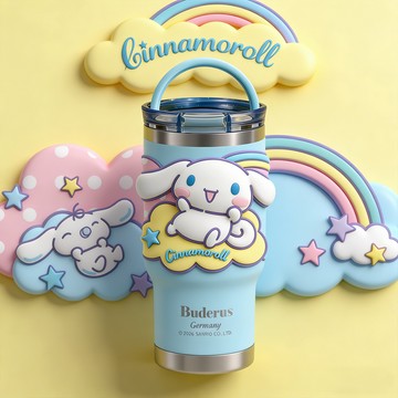 Buderus三麗鷗樂GO冰霸杯_杯套款_大耳狗_廠商直送