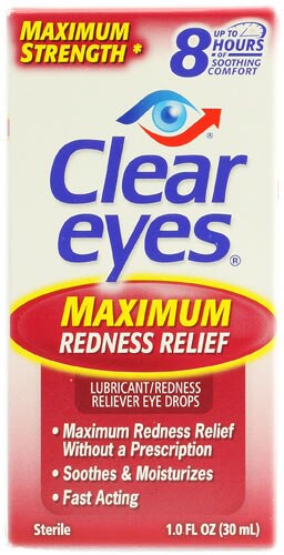 Clear Eyes Maximum Redness Relief Eye Drops 1 fl oz