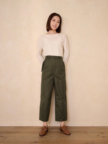 腰間絮語自然寬褲-悄悄話