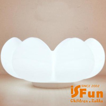 iSFun多肉花雲朵 USB觸碰矽膠置物造型夜燈 二色可選