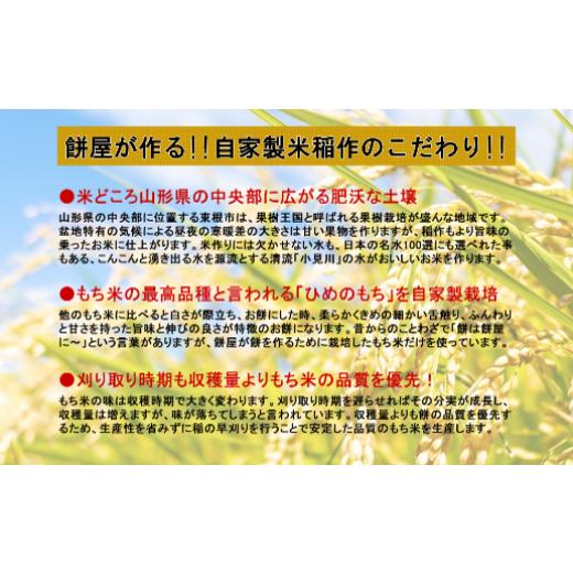 ふるさと納税 山形県 東根市 杵つき餅 無添加 たっぷり20枚入り　hi027-107