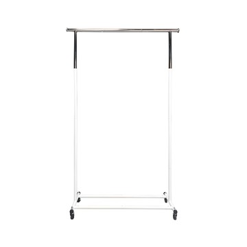 Steel Tycoon 鋼鐵力士 全鐵單桿衣架 免工具輕鬆組裝 多元置物 質感烤漆  白色