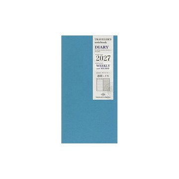 Travelers Notebook 2027 週間手帳 補充包