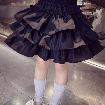 ❤️百搭童裙❤️兒童百褶蛋糕裙秋季新款洋氣女童半身短裙寶寶蓬蓬裙公主裙褲 8X5M