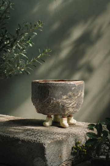 石頭的孩子 陶藝 盆器 手作 植物 缽 禮物 禮品 贈品