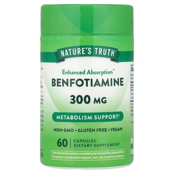 Nature's Truth, 苯磷硫胺，300 毫克，60 粒速釋膠囊