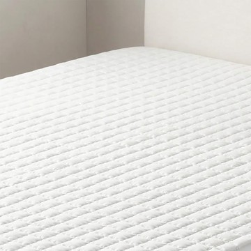 g BEDDING 60支純棉保潔墊  純白色  110 x 200 cm