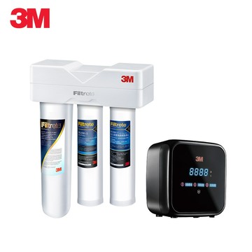 3M S301櫥下三道式淨水器+G1000 UV智能飲水監控器超值組 含基本安裝服務(偏遠地區除外)