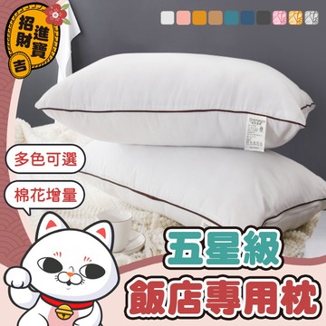 [多色可選]  飯店專用枕 五星級飯店專用枕 飯店枕頭 民宿枕頭 透氣枕 大枕頭 側睡枕 飯店枕 午睡枕 休息枕 枕芯