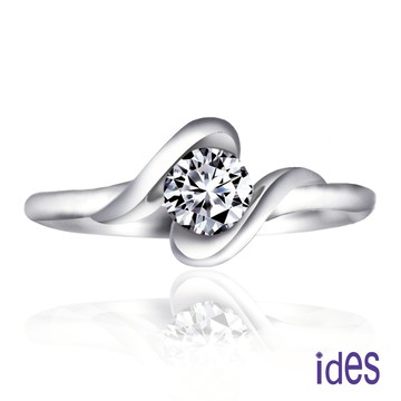 ides愛蒂思 精選GIA鑑定30分E/VS2八心八箭3EX完美車工鑽石戒指