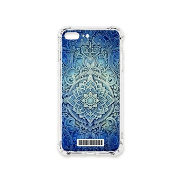 iPhone 8+ / 7+ 殼 TRON IPhone 7/8 PLUS 藍色漸層印度Henna幸運祝福圖騰  載具 四角防摔殼 手機殼