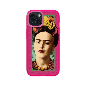 iPhone 15 Clear 粉漾桃 - Frida Kahlo - Frida Kahlo de Rivera