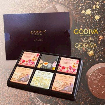 【日和森商行】GODIVA 季節限定巧克力｜早春片裝巧克力禮盒｜6 入｜白色情人節｜甜蜜首選