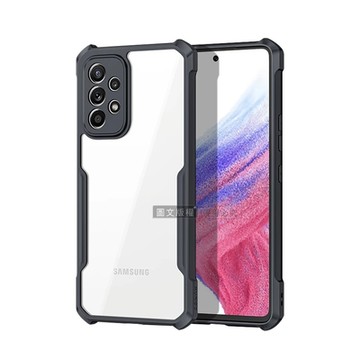 XUNDD 軍事防摔 三星 Samsung Galaxy A53 5G 鏡頭全包覆 清透保護殼 手機殼(夜幕黑)