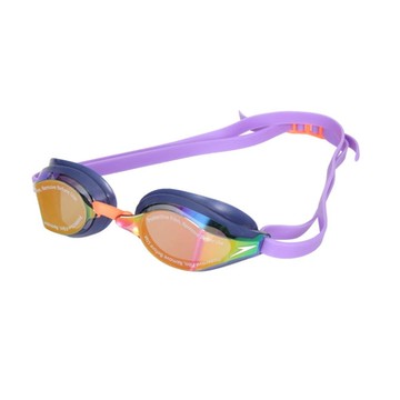 SPEEDO SPEEDSOCKET 2 日製成人競技鏡面泳鏡-游泳  防霧 SD81089714459 靛紫橘