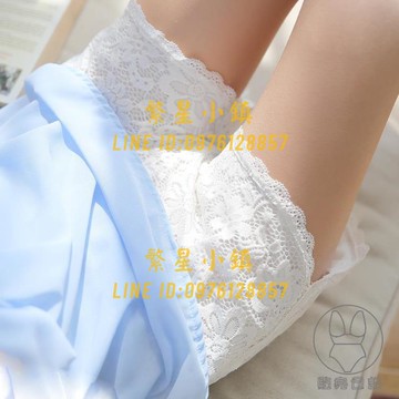 蕾絲安全褲防走光女打底褲可外穿薄款不卷邊寬松三分保險短褲【繁星小鎮】