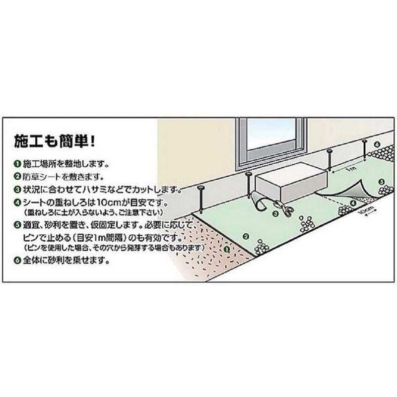 防草シート プランテックス ザバーン 1mx10m ブラック・ブラウン PT- 240BB