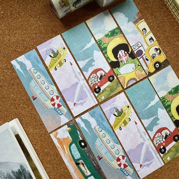 【便簽】白日夢想家 長條特種紙 手帳素材