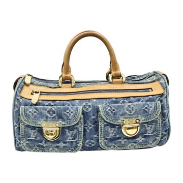 LOUIS VUITTON LV 路易威登 藍色 原花 丹寧布 Neo Speedy 手提包 M95019 【二手名牌BRAND OFF】