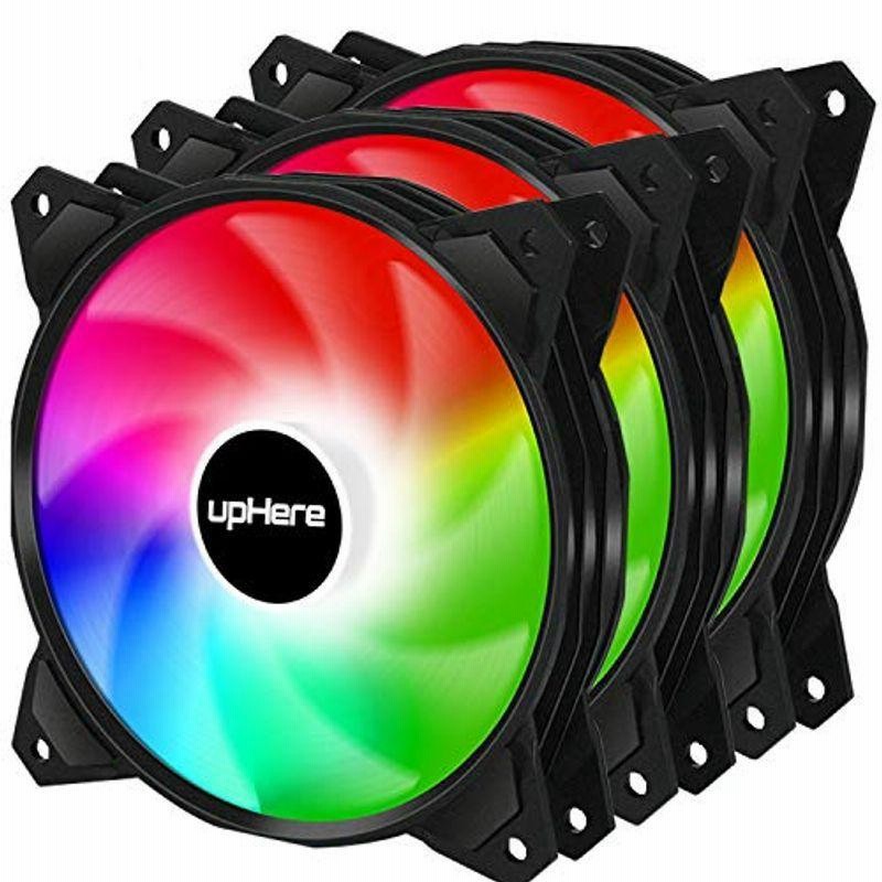 Uphere 1mm Pcケースファン 静音タイプ Pwm 4pin 虹色 3本1セットpf1cf4 3 通販 Lineポイント最大0 5 Get Lineショッピング