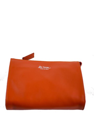 La Rose Minimal Leather Make-Up Bag