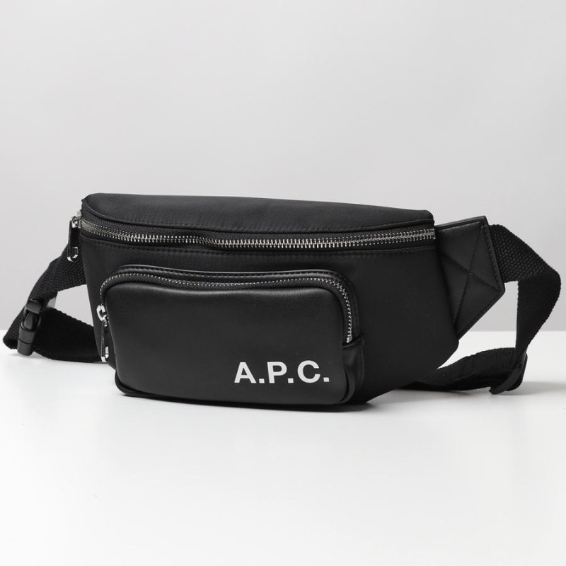 A.P.C ヒップバック ウエストポーチ ボディバッグ ブラックバッグ ...