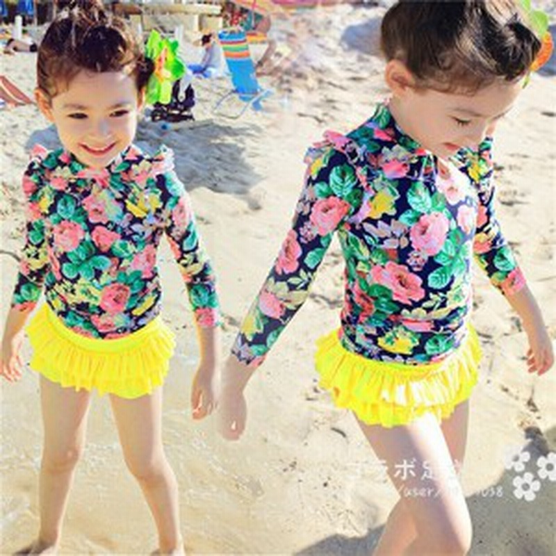 ビキニ 水着 キッズ子供 ガール女の子 セパレート 水泳 スイミング スイムウェア キッズ ミズギ 女児 長袖 ラッシュガード日焼け対策 通販 Lineポイント最大1 0 Get Lineショッピング