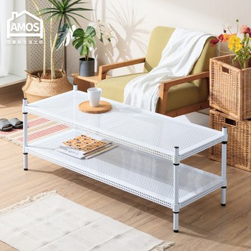 電器架 茶几桌 置物架 120CM鐵力士收納茶几桌 Amos 台灣製【DAW012】