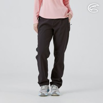 ADISI 女Softshell撥水保暖長褲 AP2521036 曜石黑 (XS-2XL)｜軟殼 刷毛 搖粒絨 防潑水 超撥水