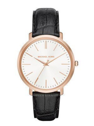 『Marc Jacobs旗艦店』美國代購 MK2472 Michael Kors 簡約三針鱷魚紋皮手錶 新款百搭女錶｜MK