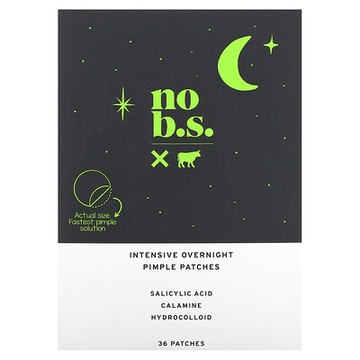 No BS Skincare, 強化隔夜粉刺貼，36 片