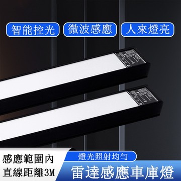 【小倉Ogula】車庫專用雷達感應燈/車庫燈 LED長條過道燈 樓道燈 走廊燈