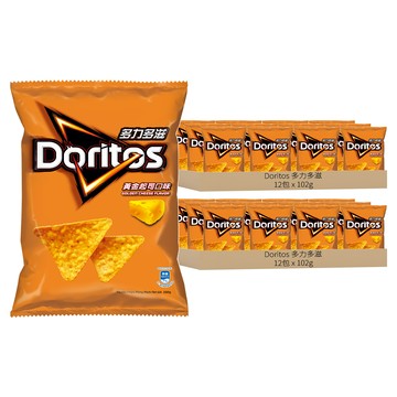 Doritos 多力多滋 黃金起司口味玉米片  102g  24包
