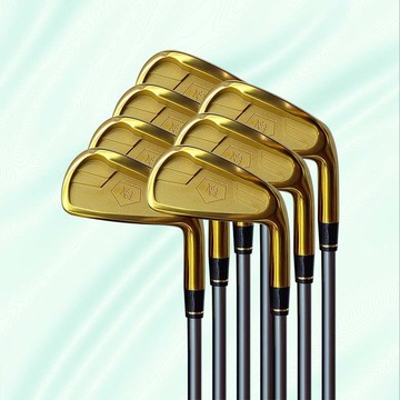 高爾夫球桿 高爾夫球桿 男士鐵桿組軟鐵鍛造 7支初中級高級易上手