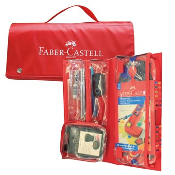 Faber Castell 德國輝柏  繪畫組合包(水彩餅24色+伸縮水杯+伸縮筆刷2支+GRIP 2001鉛筆+削筆器+學齡孩童用鉛筆)  (125029Q)【APP滿額下單10%點數(單一帳號最高5000點)】1/31止