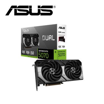華碩 DUAL-RTX5070-O12G 顯示卡+華碩 RT-AC1500G PLUS 無線路由器
